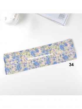Floral Patterned Bun Maker/Bag Accent